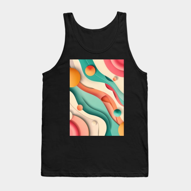Color Swirl Harmony Tank Top by star trek fanart and more